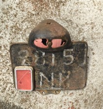 * plaque feu type mottaz 100 125 automoto AM peugeot griffon aiglon 55 57
