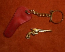 Porte clés key ring gun - key,