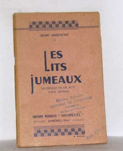 Les lits jumeaux farémont - les,
