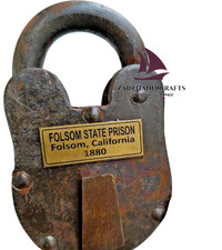 Ancien cadenas en fer ZAIN