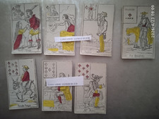cartes à jouer anciennes  Jeu