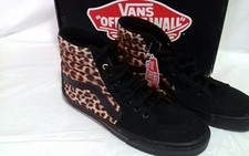 Vans sk8 leopard black - vans,