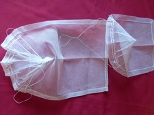 DEUX COIFFES DE VEUVE ANCIENNES AURAY BRETAGNE TOILE A BEURRE 1920