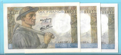 Francs mineur 1 - francs, 9=1=1947