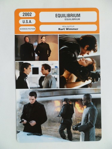 Carte fiche cinema 2002 - carte,