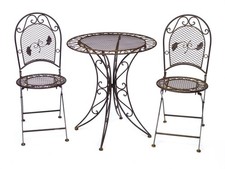 Table de jardin 2x chaise de