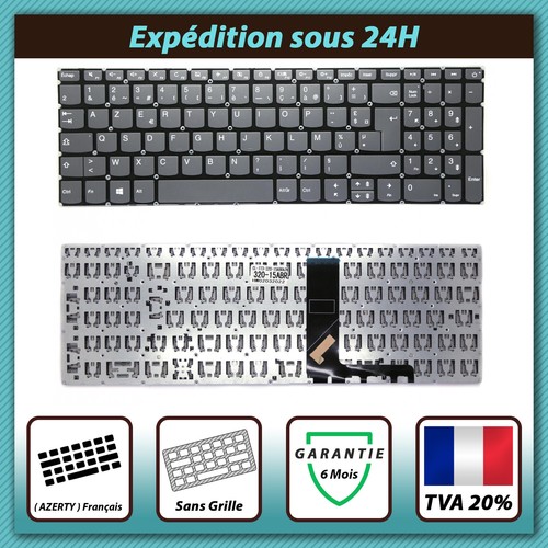 Clavier français azerty gris - français,
