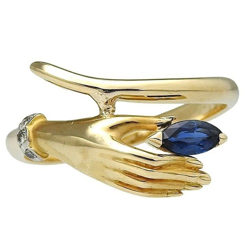 Bague jaune carats et - jaune,