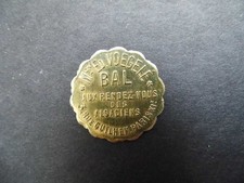 jeton de bal au rendez vous des alsaciens maison Ed.VOEGELE 3 rue GUILHEM PARIS