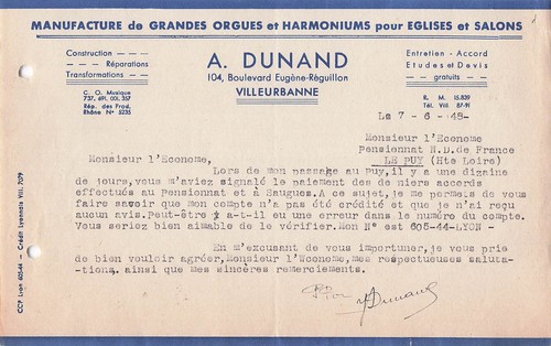 Villeurbanne facteur dunand - villeurbanne,