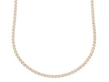 Chaîne En Or Blanc Et Rose