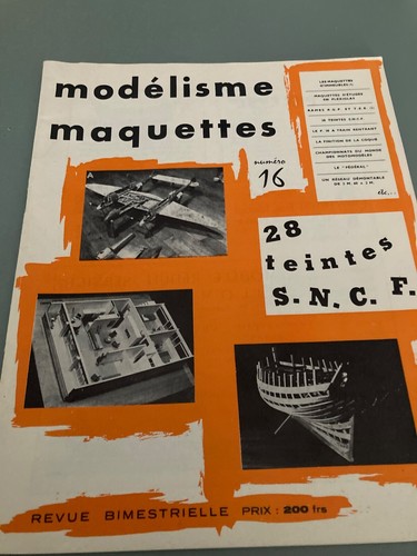 Revue modelisme train bateau - "train,,