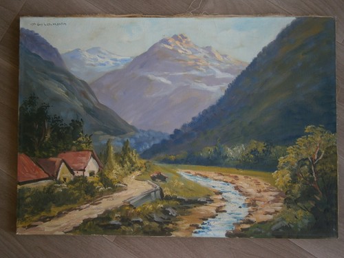 Peinture huile sur toile - peinture,