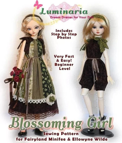 Bjd doll clothes - doll, pattern