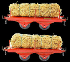 HORNBY WAGON PORTE PAILLE avant guerre  / jouet ancien