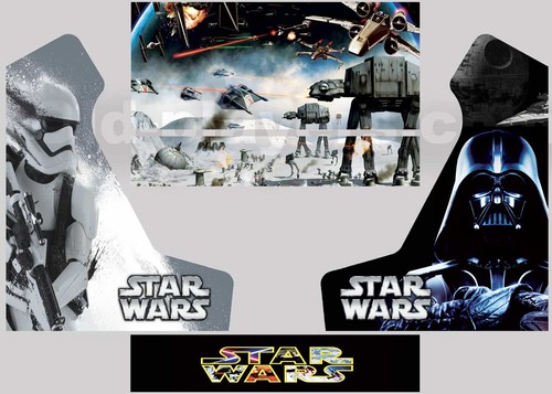 Stickers bartop star wars - stickers,