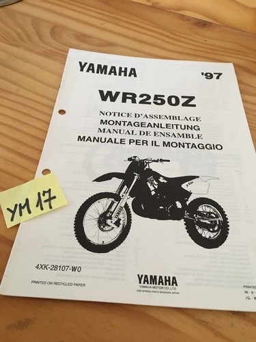 Yamaha wr250z 1997 - 1997, wr