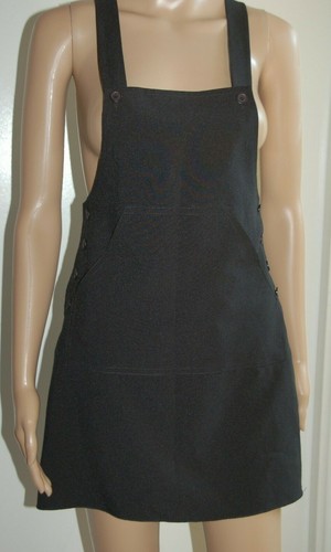Robe salopette coloris noir