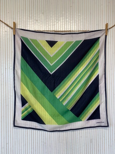 Foulard carré vintage lavins - foulard,