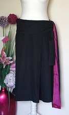 Vêtement occasion femme : Jupe noire " Antoine et Lili " - T : 48 / 50 *