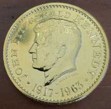 USA President Kennedy JFK 1917 1963 large medal America John Fitzgerald Seal