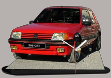 Peugeot 205 GTI Rouge en