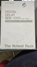 Roland SDE 1000 Delay - Original Manual in French and German
