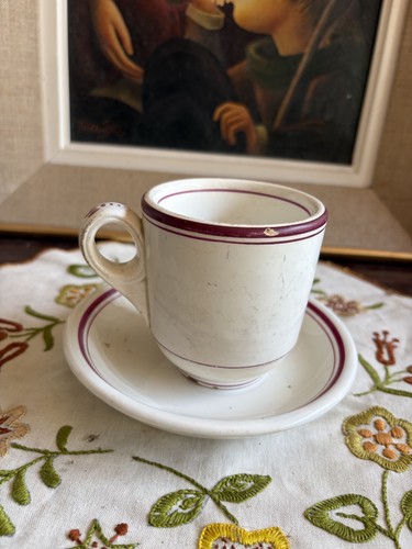 Ancien brulot tasse sous - ancien,
