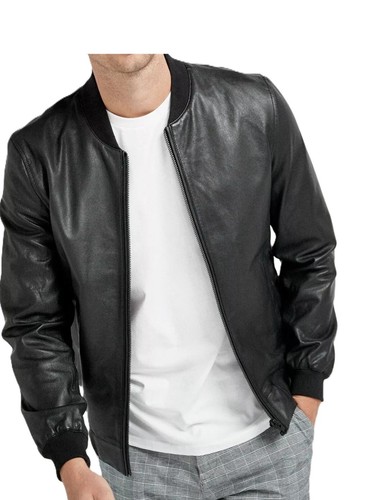 Veste cuir noir neuve homme - veste,