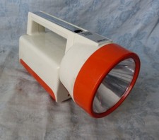 #Luminaire Vintage# Ancienne Lampe Torche Saft Leclanché : modèle Saturne