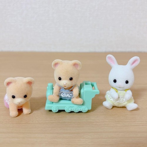 Bébé lapin blanc - , sylvanian