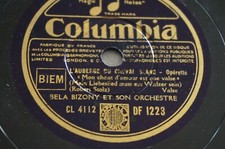 Disque COLUMBIA L' AUBERGE DU CHEVAL BLANC - BELA BIZONY