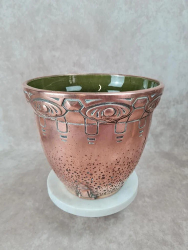 Cache pot ancien art nouveau - cache-pot,