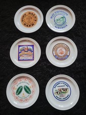 6 Assiettes à fromages en faïence de Saint Amant BLEU D'AUVERGNE PONT L'ÉVÊQUE 