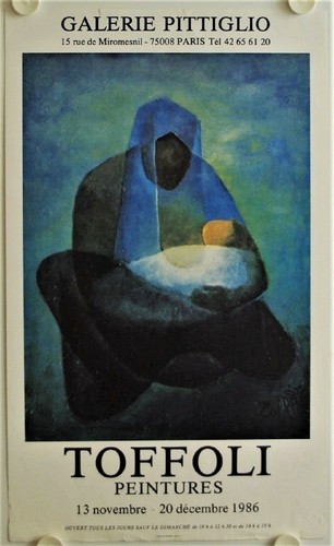 Affiche toffoli 1986 - affiche,