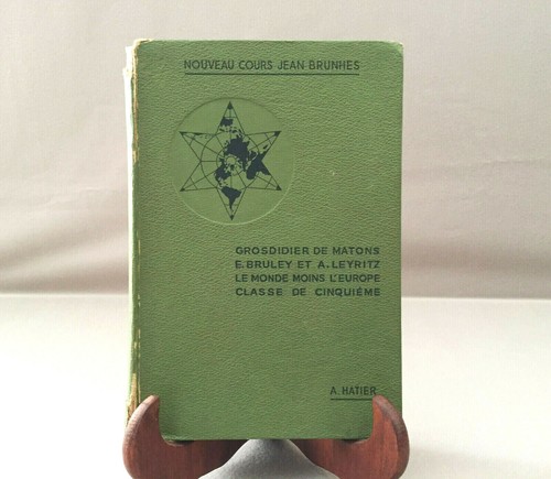 Livre scolaire géographie - livre,