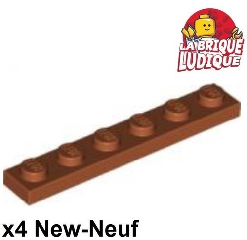 Lego plaque plate 1x6 6x1 - plate,