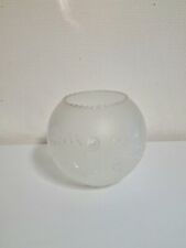 GLOBE,BOULE EN VERRE DÉPOLI