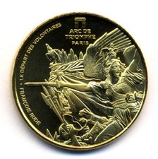 75008 Arc de Triomphe 6, Départ des Volontaires, F. Rude, 2025, Monnaie de Paris