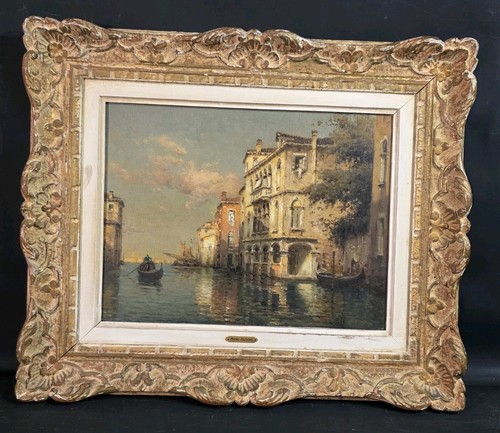 Tableau huile venise signé - venise,