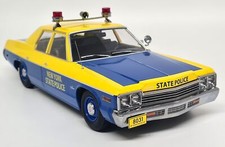 KK 1/18 Dodge Monaco 1974 New York State Police Diecast Model Car