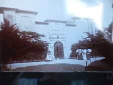 PHOTO ANCIENNE VERS 1900 TOULOUSE PORTE JARDIN DES PLANTES FEMMES OMBRELLES