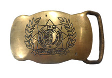 Boucle de ceinturon de l' International Police Association.
