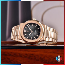 ✅ Montre automatique PAGANI DESIGN PD-1728 cadran noir bracelet doré luxe homme