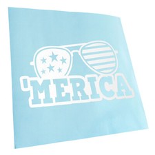 Merica - USA Autocollant Sticker 25 Couleurs Néon Mat