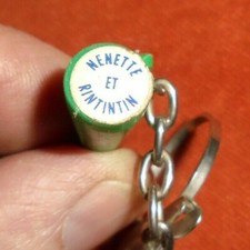 Porte-clés Key ring NENETTE & RINTINTIN - Cornet surprise de confiserie ...