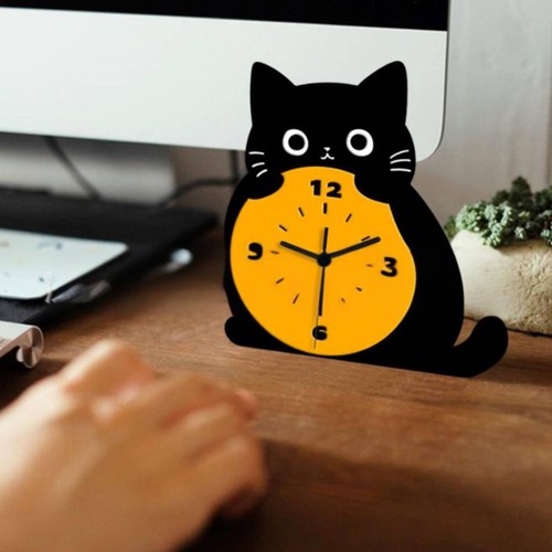 Horloge chat dessin animé - chat,