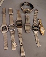 LOT  MONTRE WATCH LCD QUARTZ CITIZEN YEMA OTRON ORIENT  SEIKO VINTAGE
