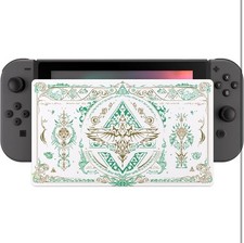 Custom Souple Tactile Poignée Façade pour Nintendo Switch Station, Glow IN Dark