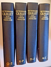 Dictionnaire  QUILLET de la langue française complet en 4 volumes NEUF Ed. 1975